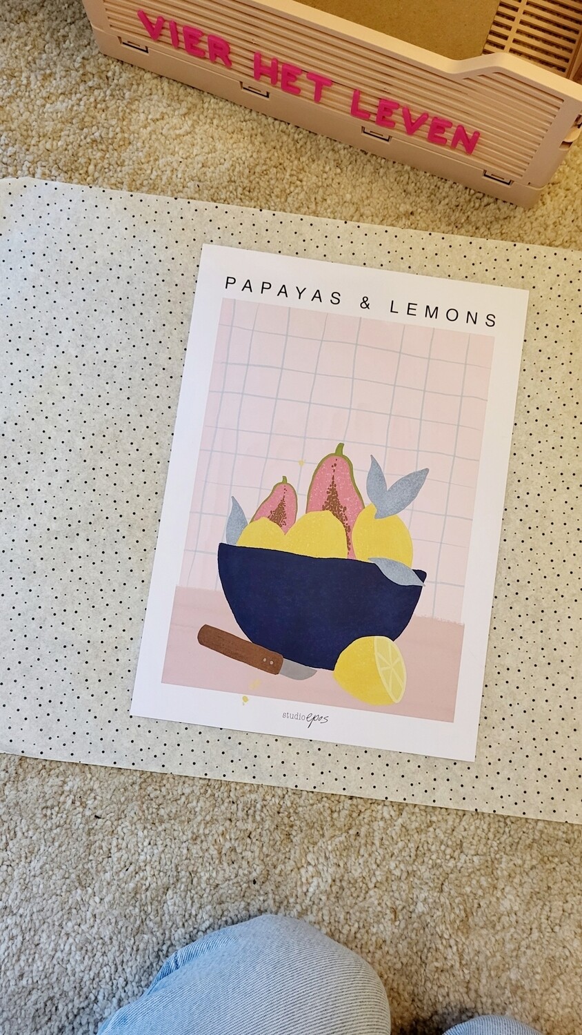 Poster |  Papayas & Lemons