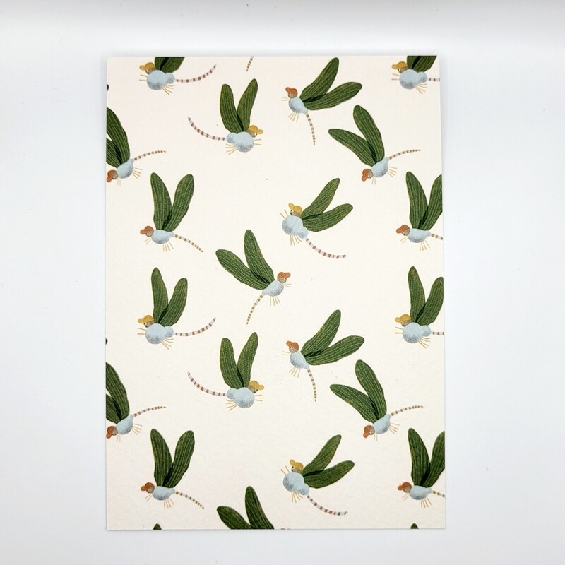 Postkaart | Libellen print