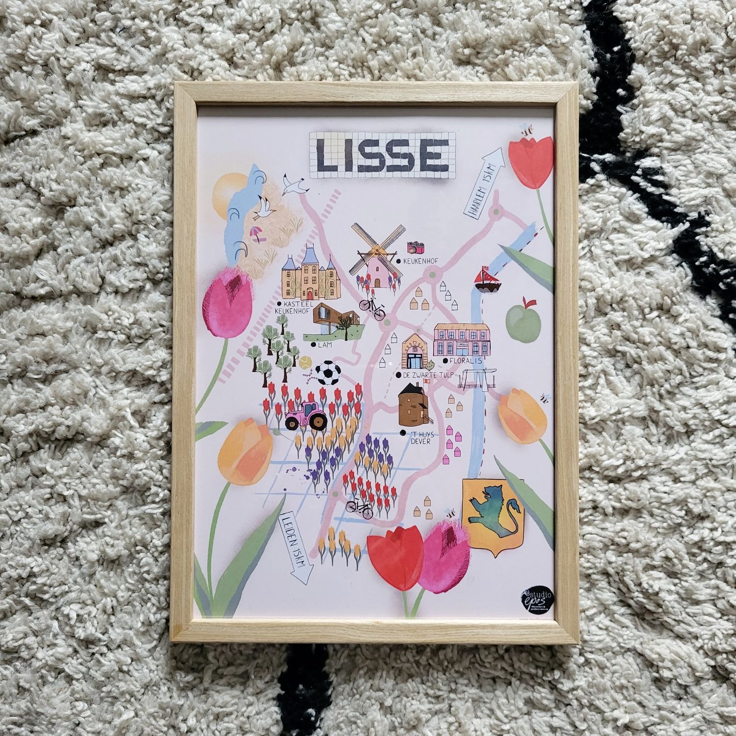 Poster met lijst |  Lisse