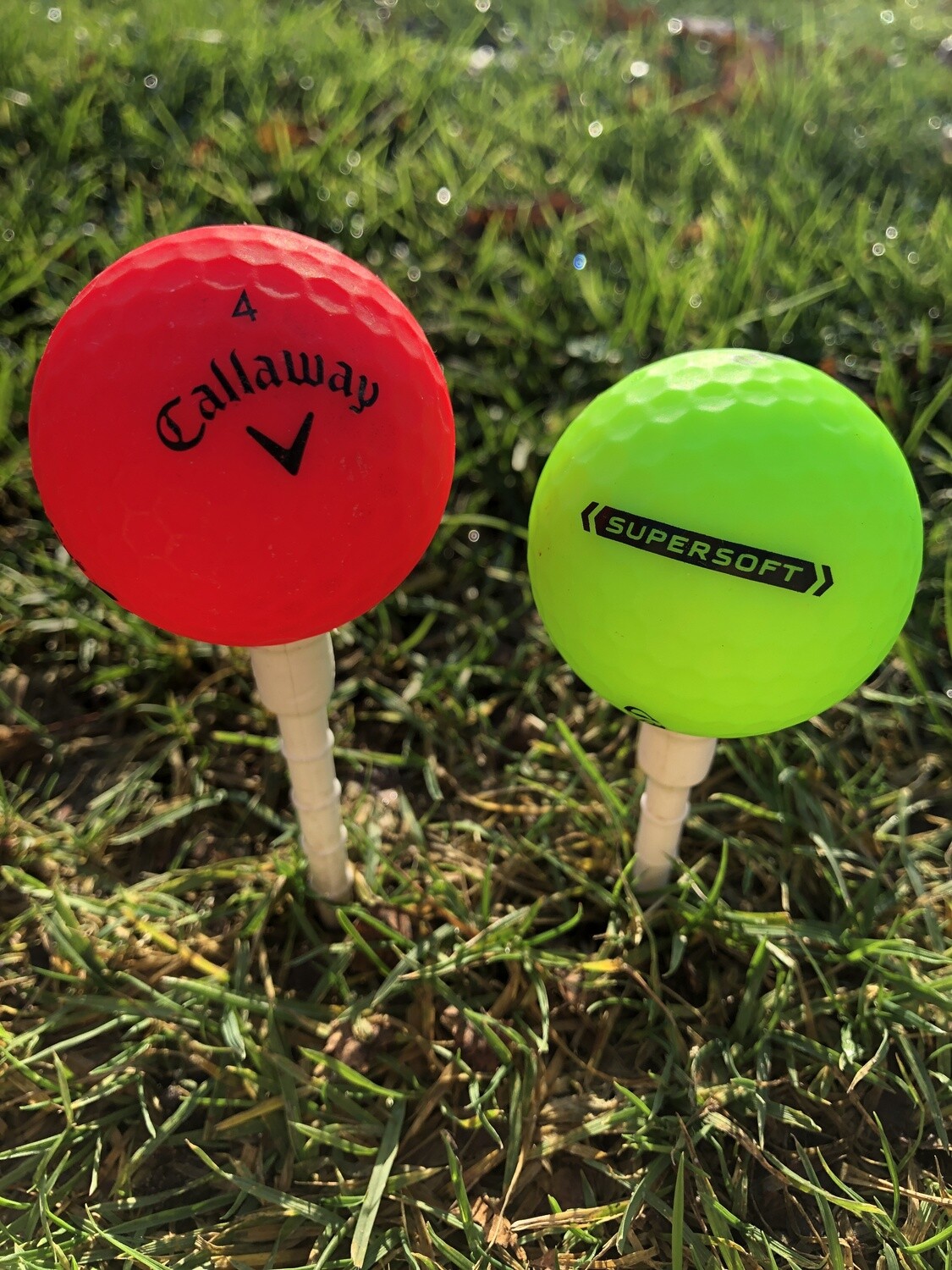 50 Callaway mat gekleurde AAA/AAAA kwaliteit golfballen