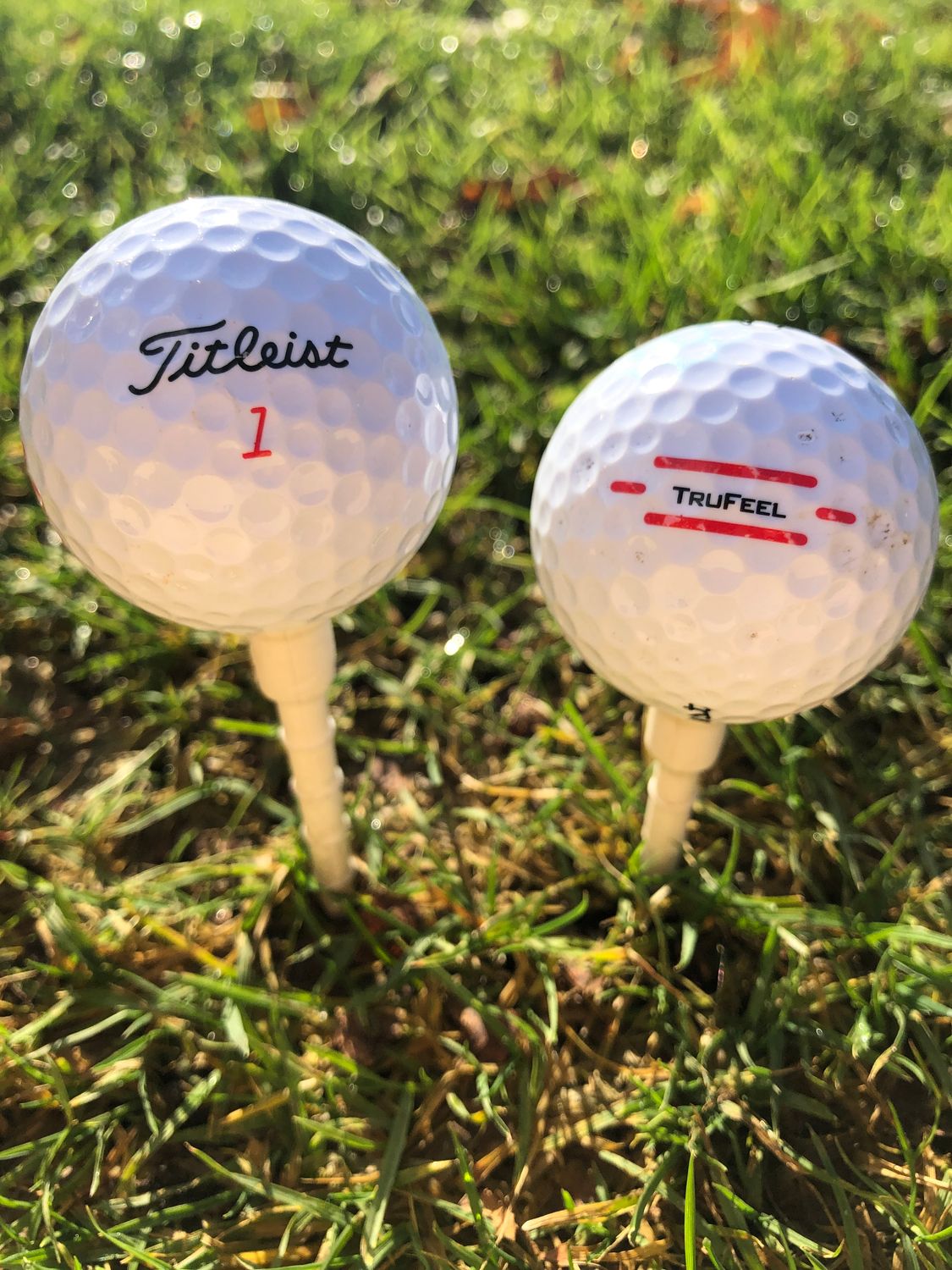 50 Titleist Trufeel AAA/AAAA kwaliteit golfballen