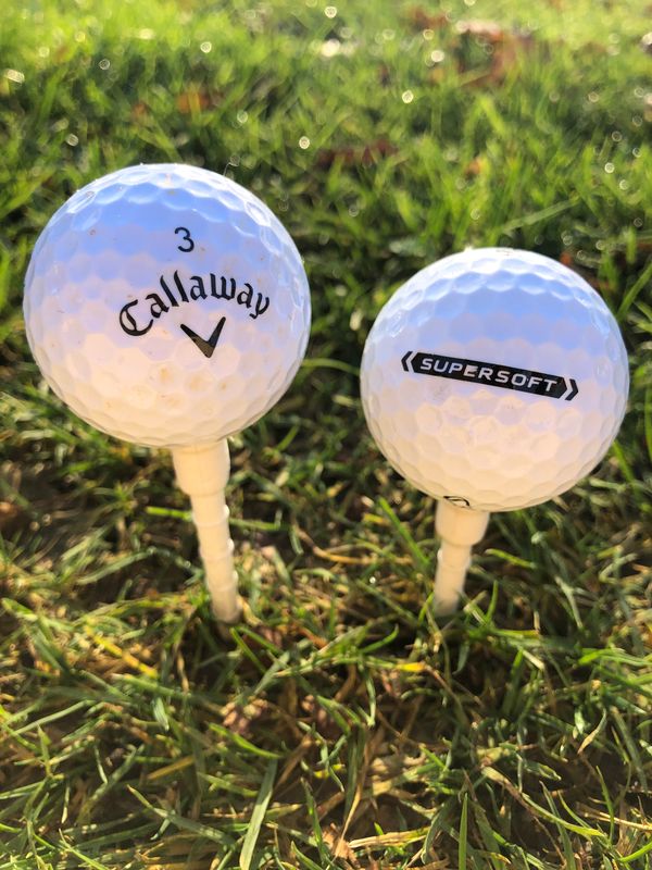 50 Callaway Supersoft AAA/AAAA kwaliteit golfballen