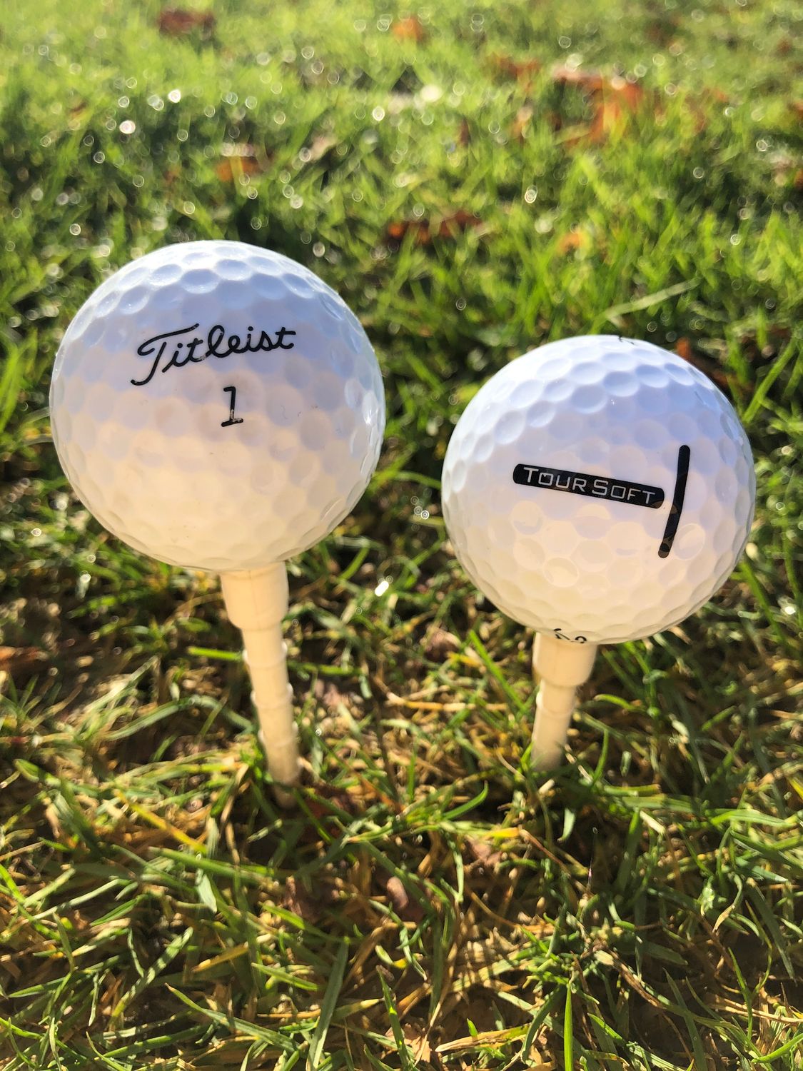 50 Titleist Tour Soft AAA/AAAA kwaliteit golfballen