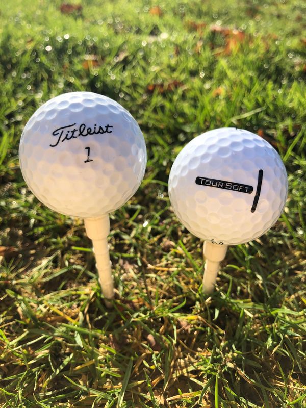 50 Titleist Tour Soft AAA/AAAA kwaliteit golfballen