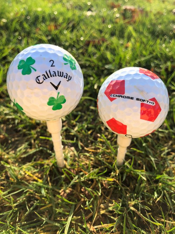 50 Callaway Truvis (voetbal motief) AAA/AAAA kwaliteit golfballen