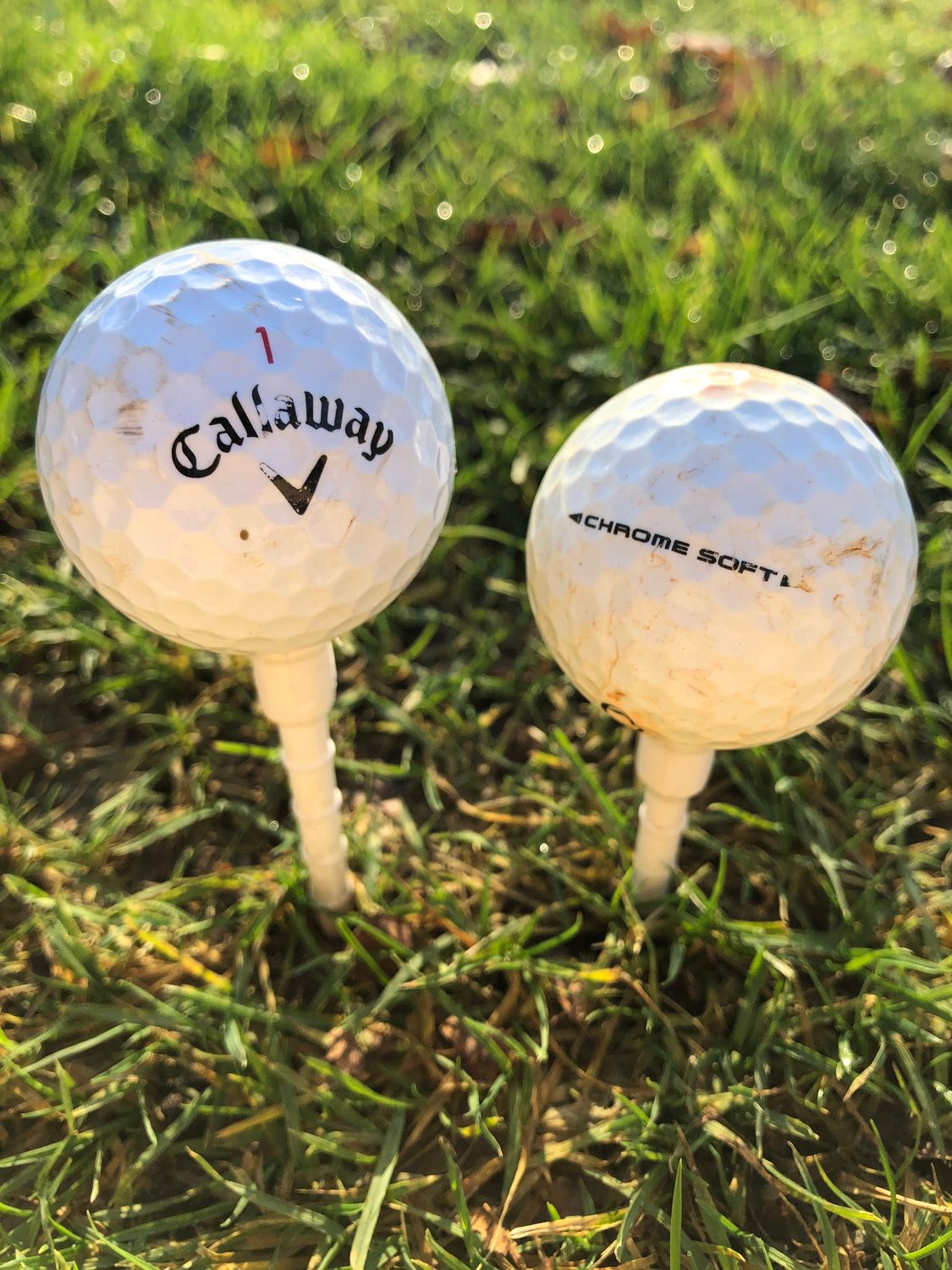 50 Callaway Chrome Soft (X) AA kwaliteit golfballen
