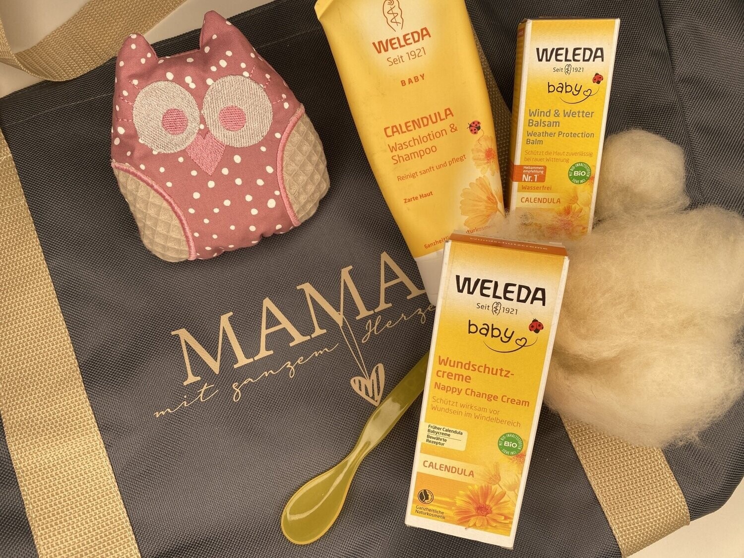 Mama Baby Tasche - Inhalt Mädchen