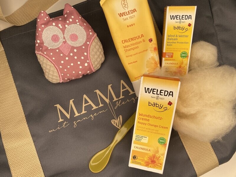 Mama Baby Tasche - Inhalt Mädchen Mama Baby Tasche - Inhalt Mädchen