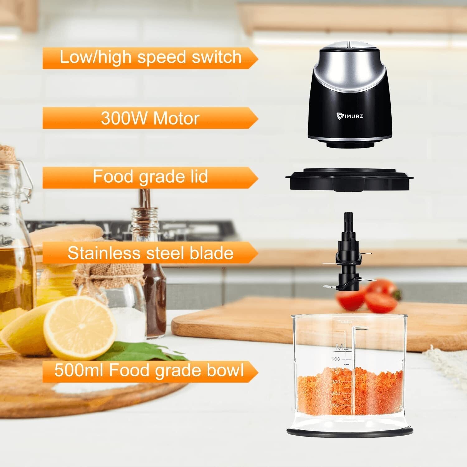 🍅قطاعة كهربائية صغيرة🍲
🍏Mini hachoir électrique🍹