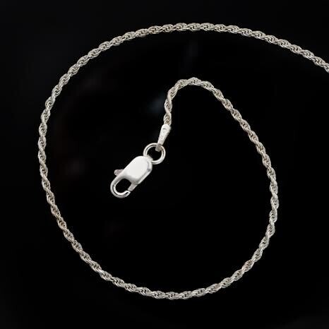 Sterling Silver Rope Chain