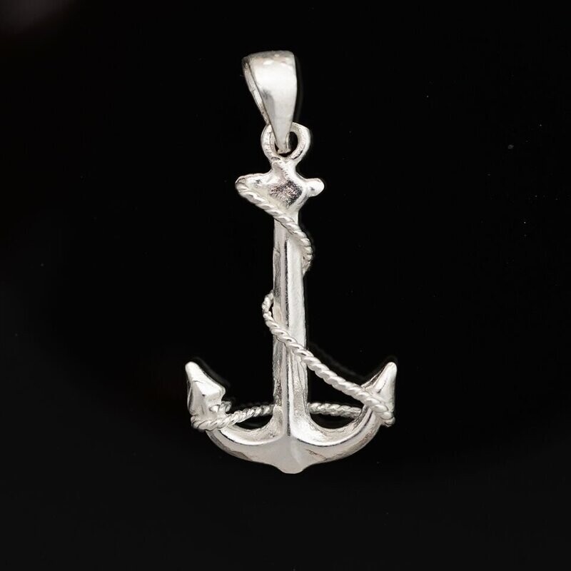 Sterling Silver Anchor Pendant