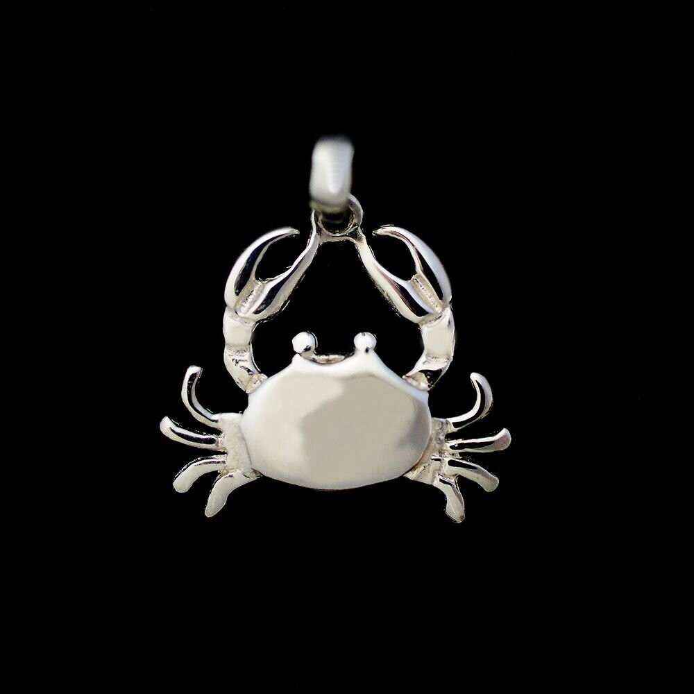 Sterling Silver Crab Pendant
