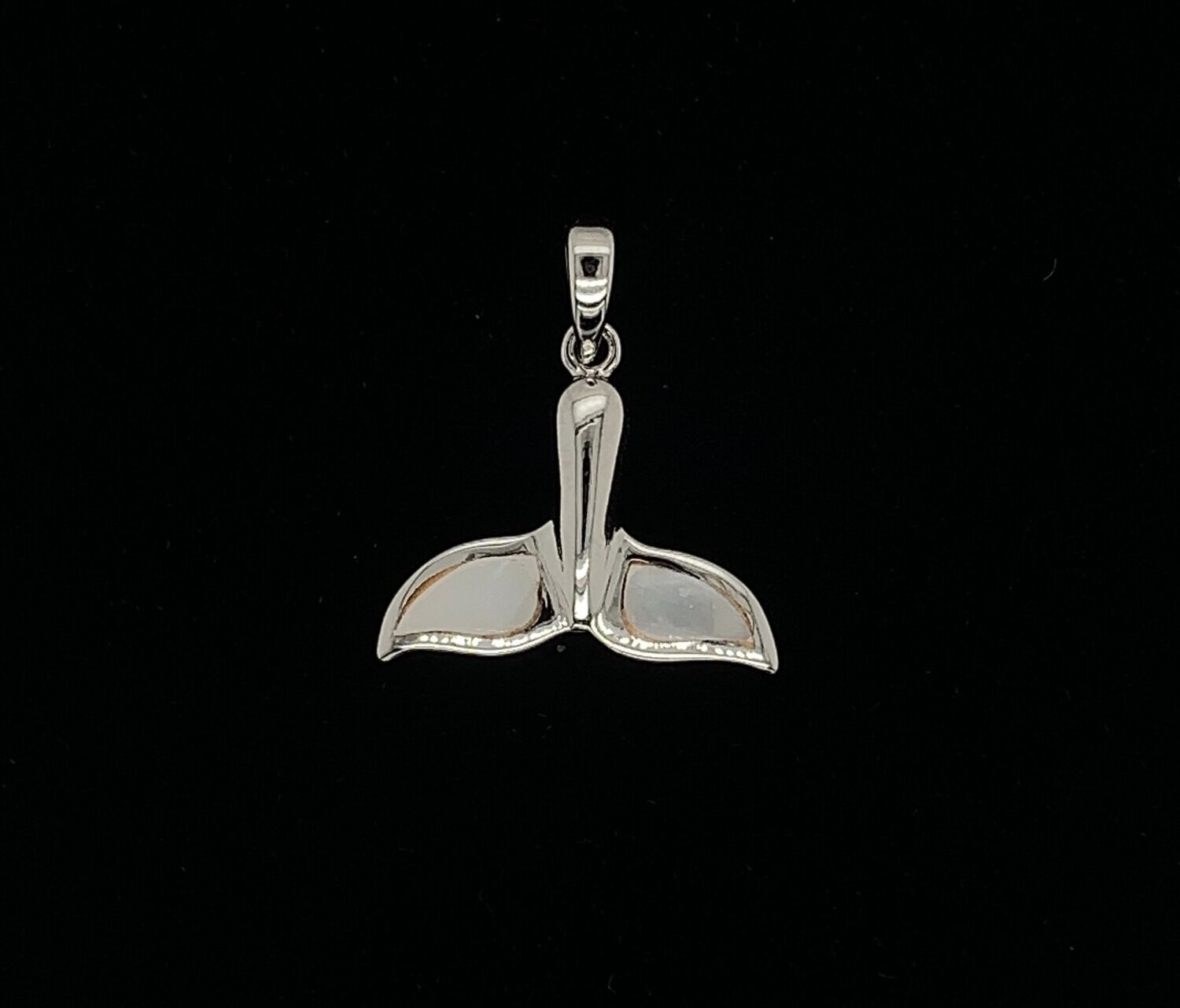 Sterling Silver & Mother-of-Pearl Tail Pendant