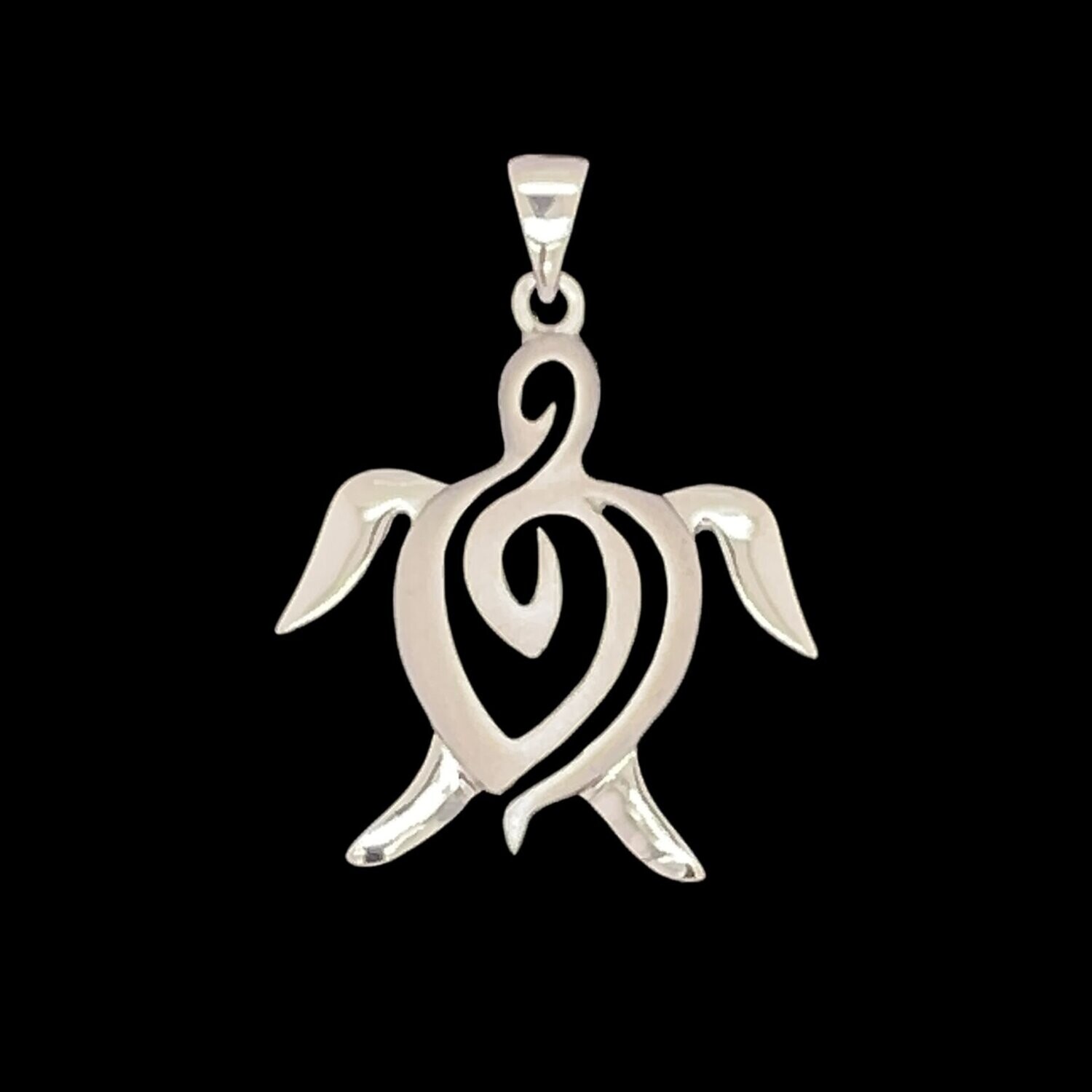 Sterling Silver Turtle Pendant