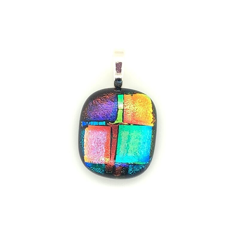 Dichroic Glass Pendant