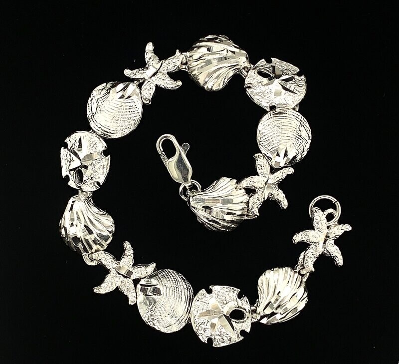 Sterling Silver Tropical Bracelet