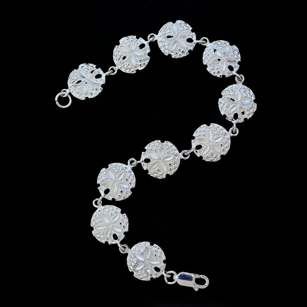 Sterling Silver Sand Dollar Bracelet