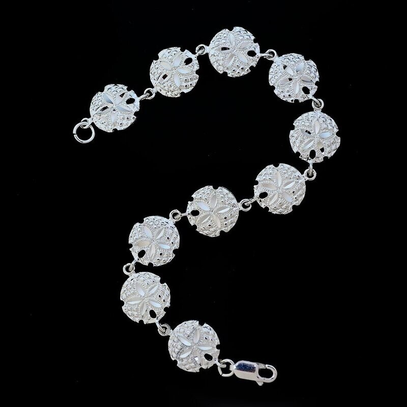 Sterling Silver Sand Dollar Bracelet
