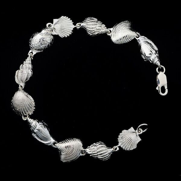 Sterling Silver Shell Bracelet