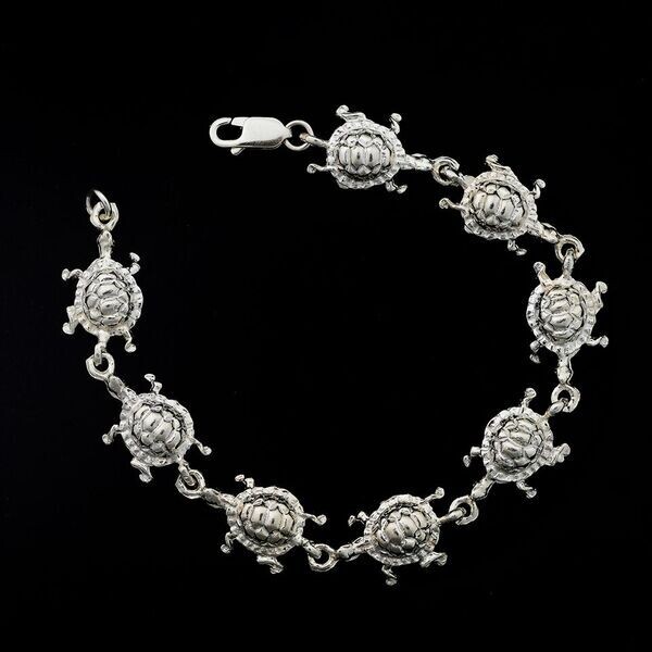 Sterling Silver Turtle Bracelet