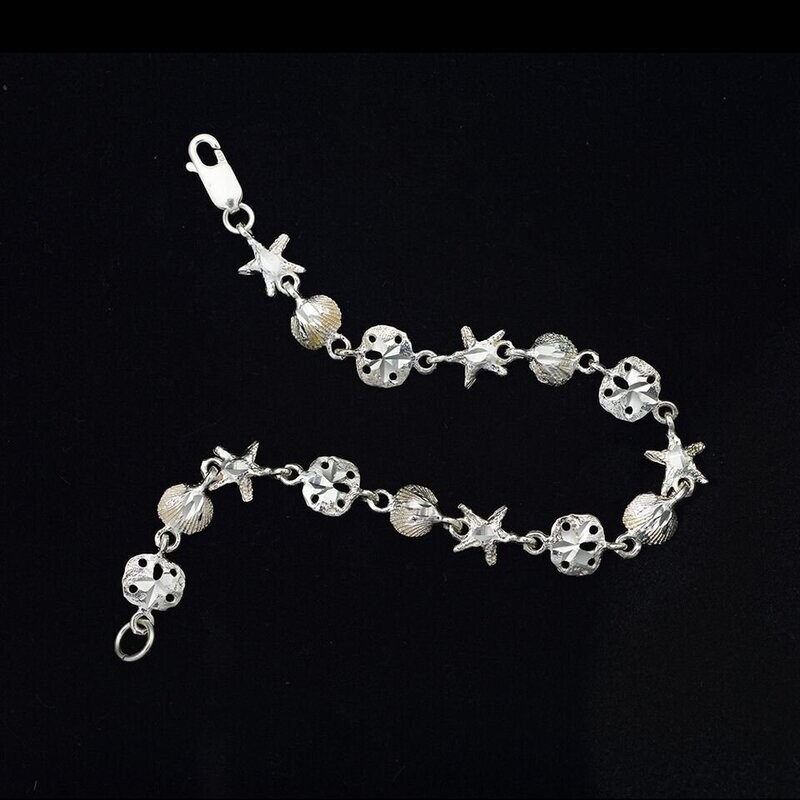 Sterling Silver Tropical Bracelet