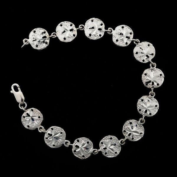 Sterling Silver Sand Dollar Bracelet