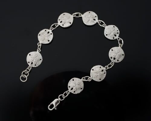 Sterling Silver Sand Dollar Bracelet