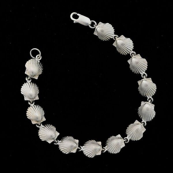 Sterling Silver Shell Bracelet