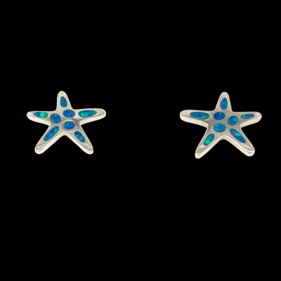 Opal Starfish Earrings