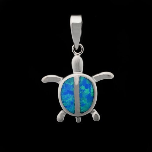 Opal Turtle Pendant