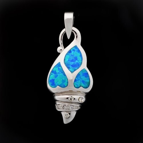 Opal Shell Pendant