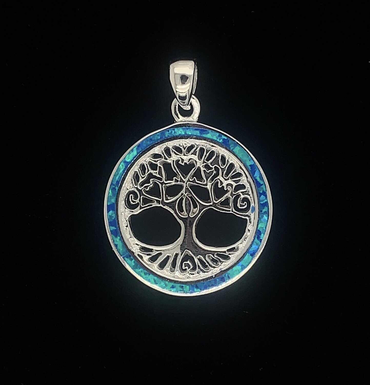 Opal Tree of Life Pendant