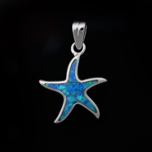 Opal Starfish Pendant