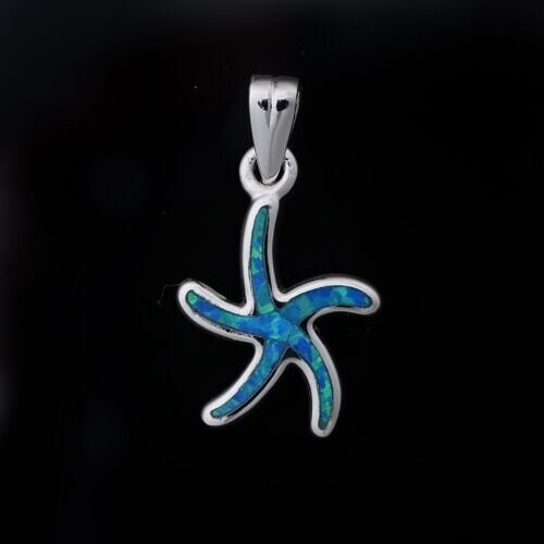 Opal Starfish Pendant