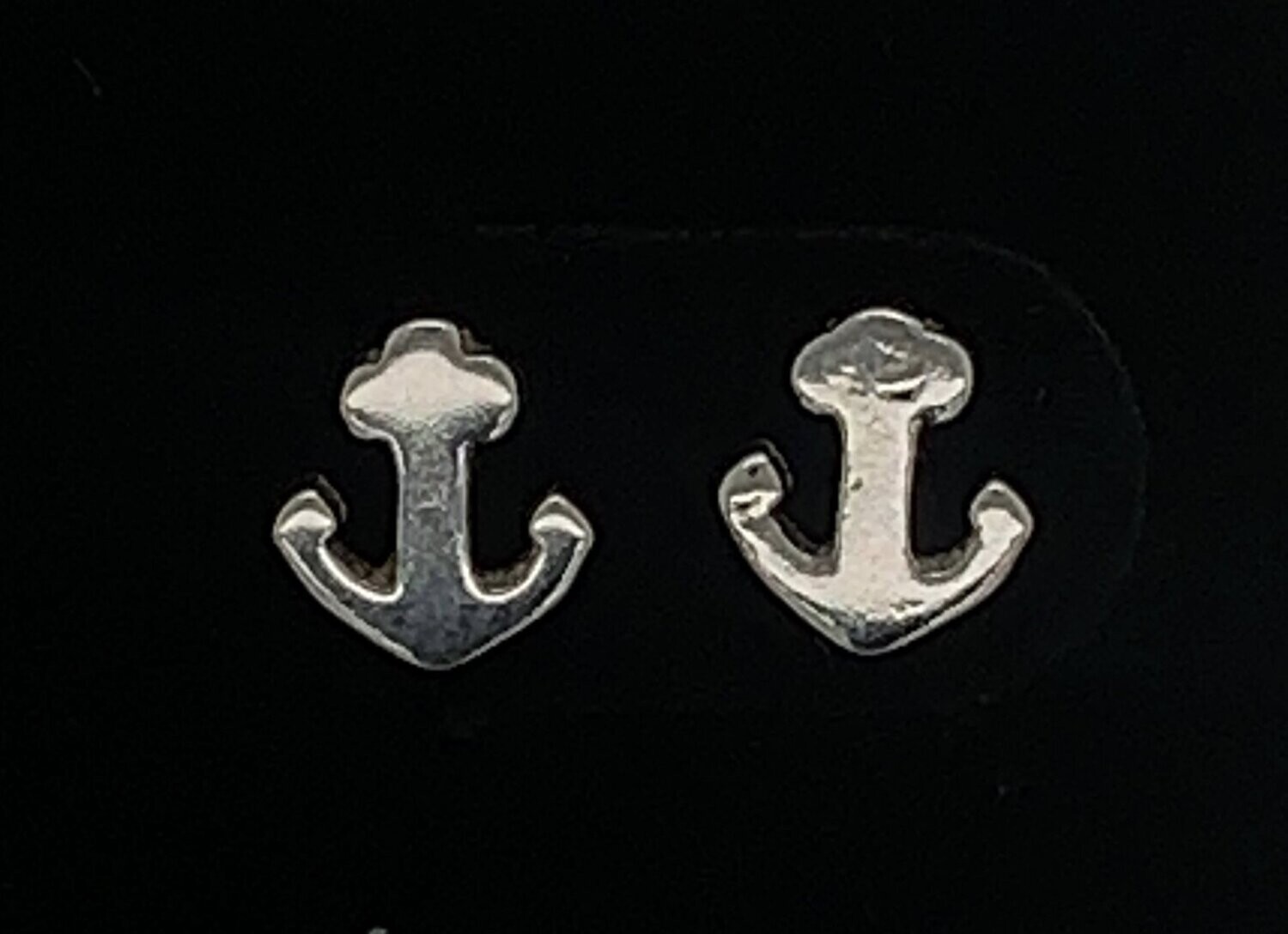Sterling Silver Anchor Earrings