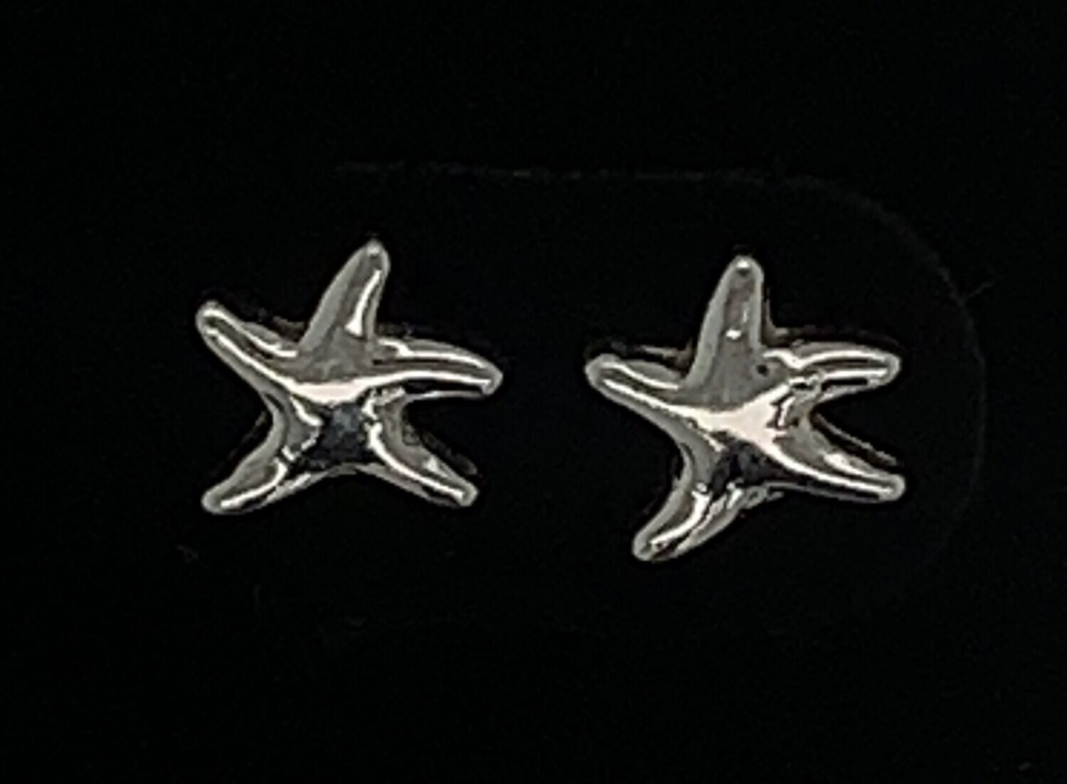 Sterling Silver Starfish Earrings