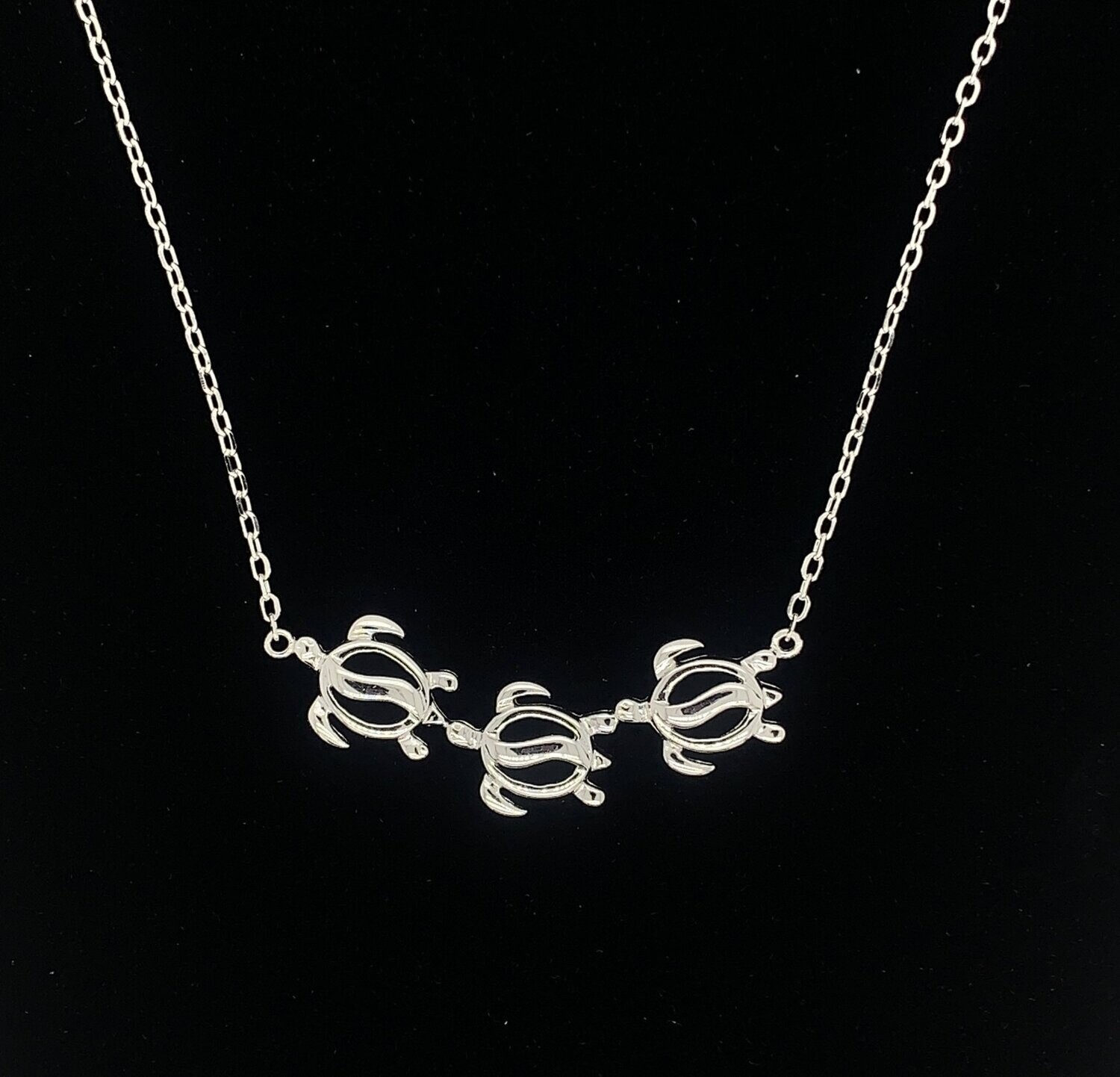 Sterling Silver Turtle Necklace