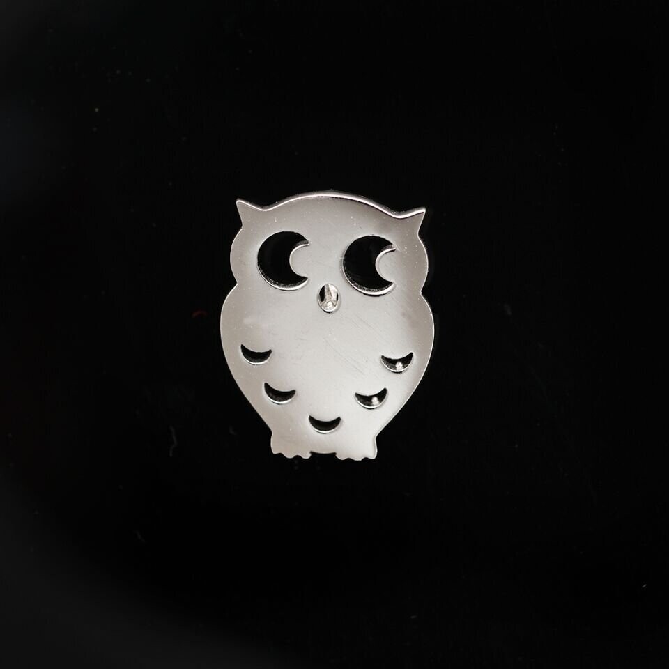 Sterling Silver Owl Pendant
