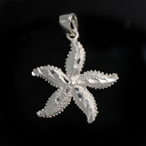 Sterling Silver Starfish Pendant