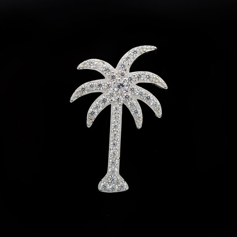 Cubic Zirconia Palm Tree Pendant