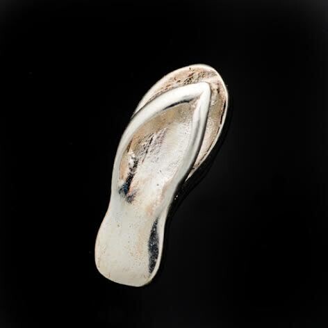 Sterling Silver Flip Flop Pendant