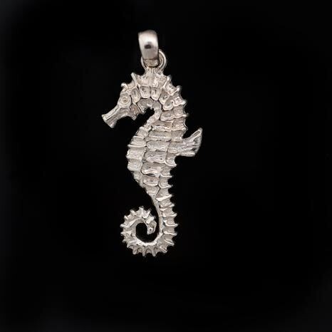 Sterling Silver Seahorse Pendant