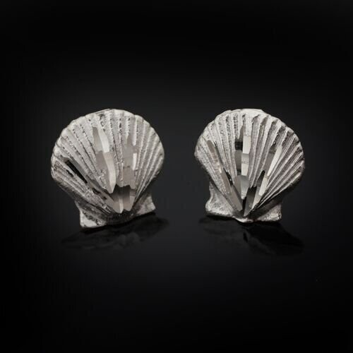 Sterling Silver Shell Earrings