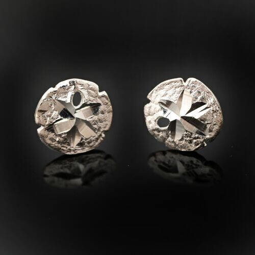 Sterling Silver Sand Dollar Earrings