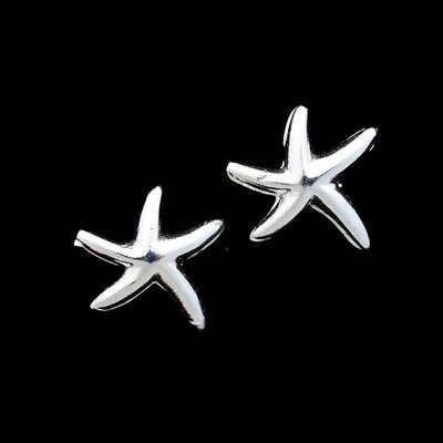 Sterling Silver Starfish Earrings