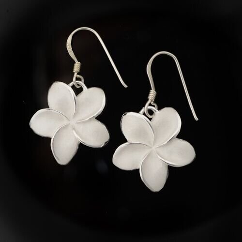 Sterling Silver Flower Earrings