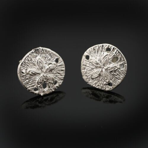 Sterling Silver Sand Dollar Earrings