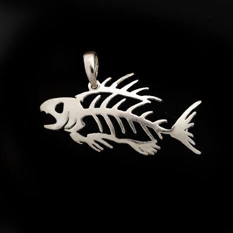 Sterling Silver Fish Pendant