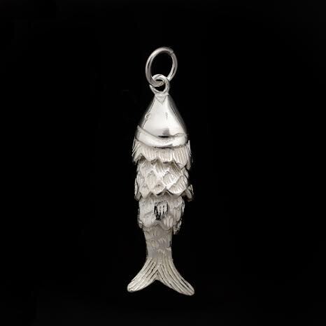 Sterling Silver Fish Pendant