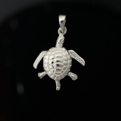 Sterling Silver Turtle Pendant